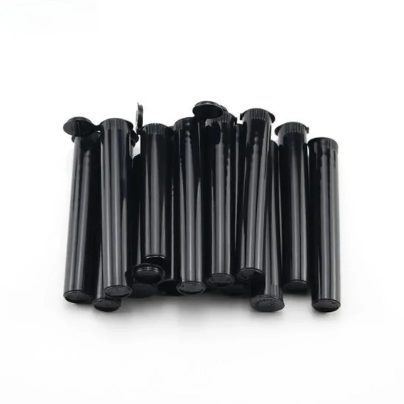 100pcs 110mm Tobacco Cigarette Storage Tube Waterproof Anti-odor Seal Plastic Dry Herb Grass Storage Cases Smoking Accessories
