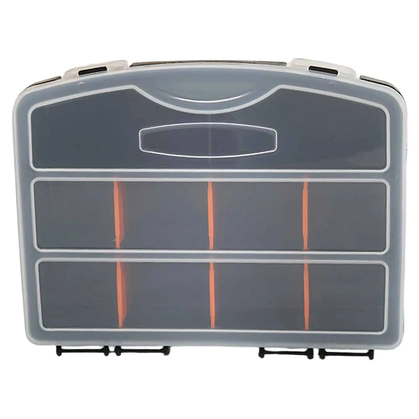 Tool Organizer Case Transparent Lid Practical Portable Multipurpose Easy to Carry Hardware Organizer for Hardware Repairman