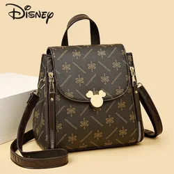 Disney Mickey Women's Backpack Fashion High Quality Women's Handbag Classic Large Capacity Multifunctional Women's Handbag