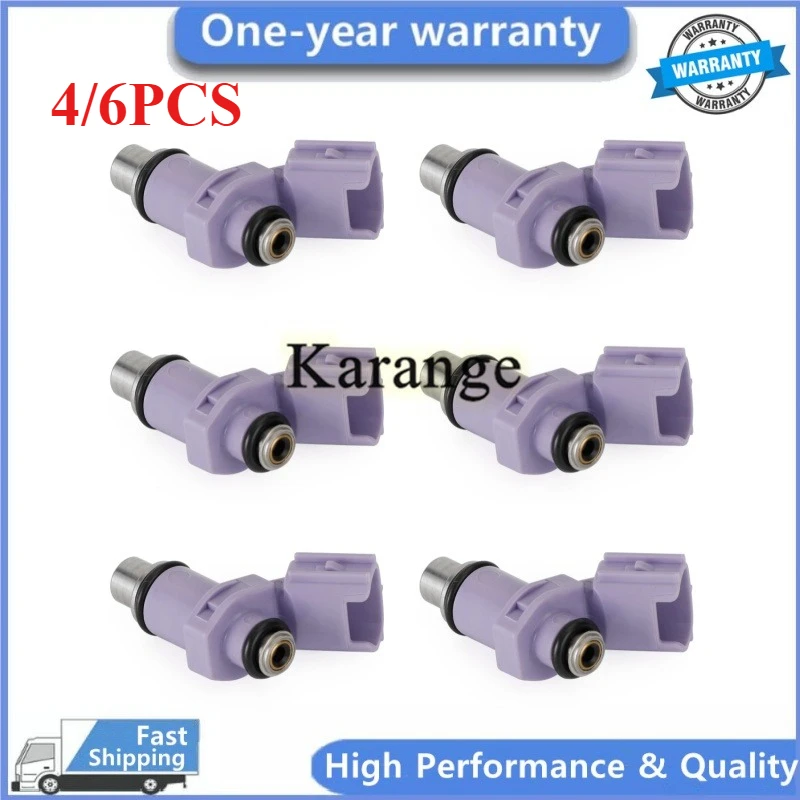 

6P2-13761-10-00 6P2137611000 4/6PCS Fuel Injectors for Yamaha 250 Outboard Auto Parts New
