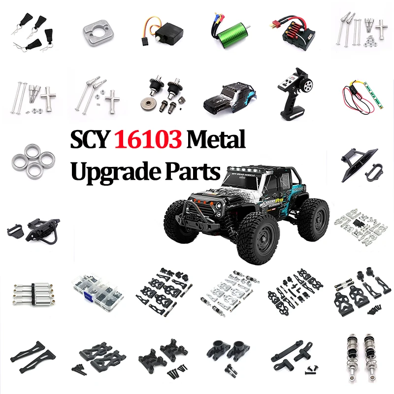 

Brushless Metal Upgrade Parts DIY PARTS Original Parts Brushless Motor Gear Drive Shaft SCY 16103 PRO 16102 PRO 16101 PRO RC Ca
