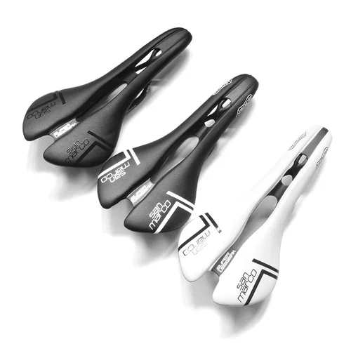 Cómoda sillín de bicicleta de carretera de carbono, sillín de bicicleta de montaña, asiento de carreras para hombre y mujer, rieles de carbono, accesorios para bicicleta