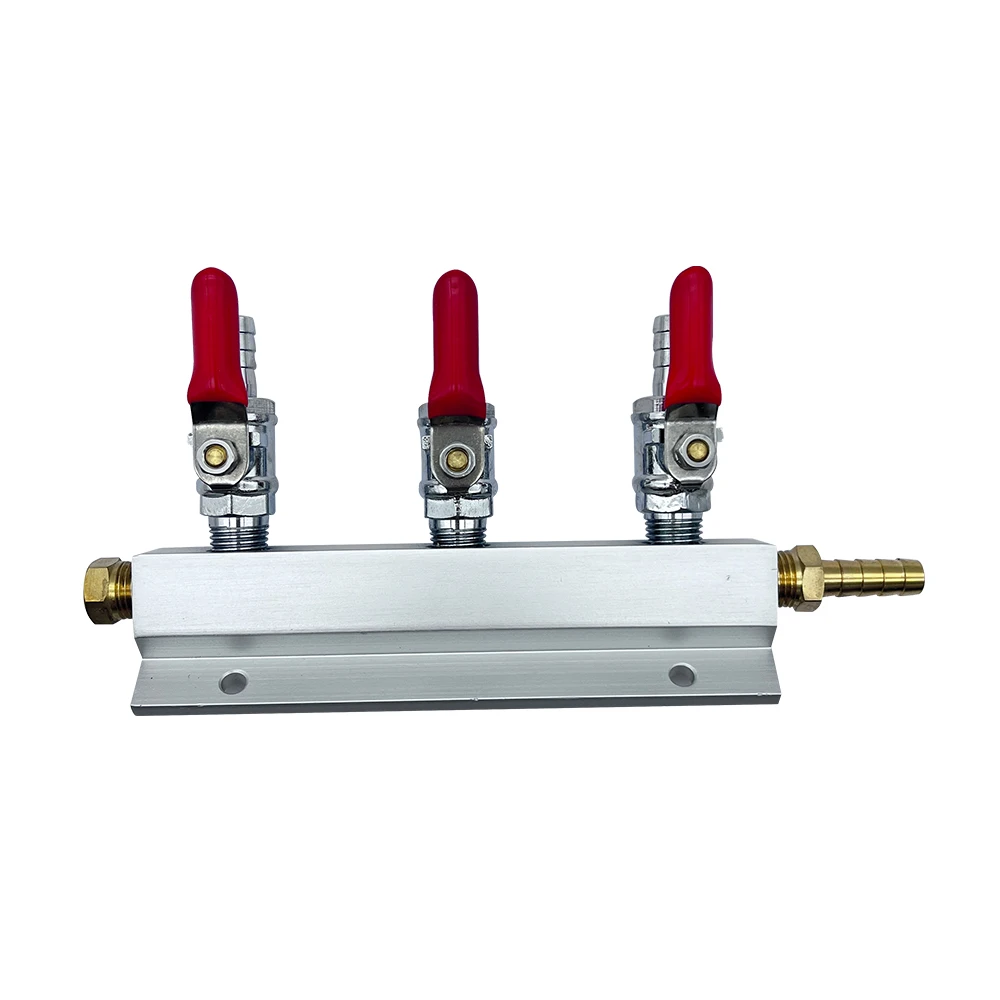 Kegland Gas Line Manifold Splitter 3 ways (5/16inch, 8mm Barb)