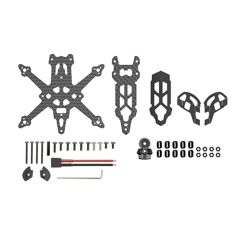 GEPRC GEP-TC18 O4 Wide X Rahmen – Carbon, für T-Cube18, DIY RC FPV Quadcopter, RC Zubehör Teile