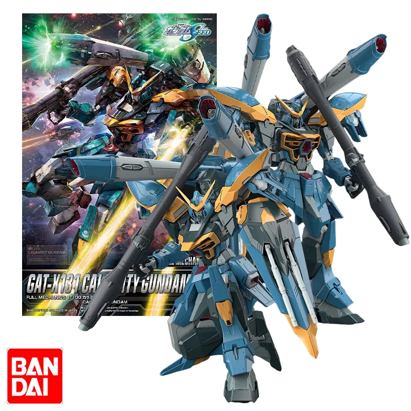 

Bandai FM 1/100 Seed GAT-X131 Calamity Gundam Anime Action Figure Assembled Model Kit Robot Original Collection Toy Gift for Kid