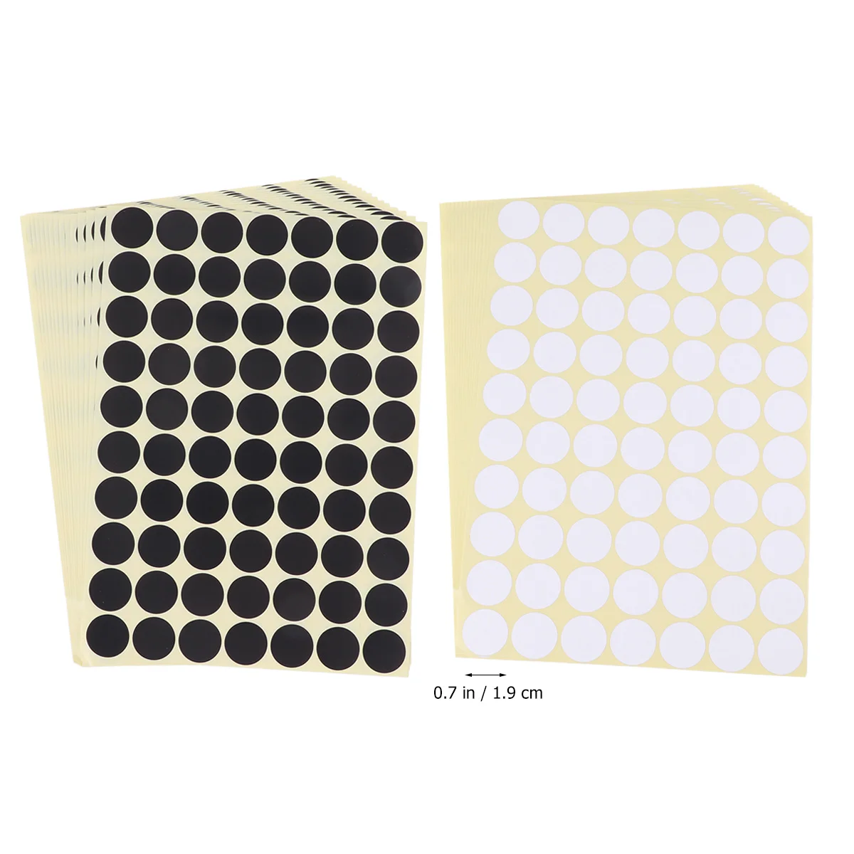 16 لونًا 30 ورقة 19 مللي متر ملصقات ترميز ملونة ذاتية اللصق مستديرة لتسعير بيع الفصول الدراسية والمكتب