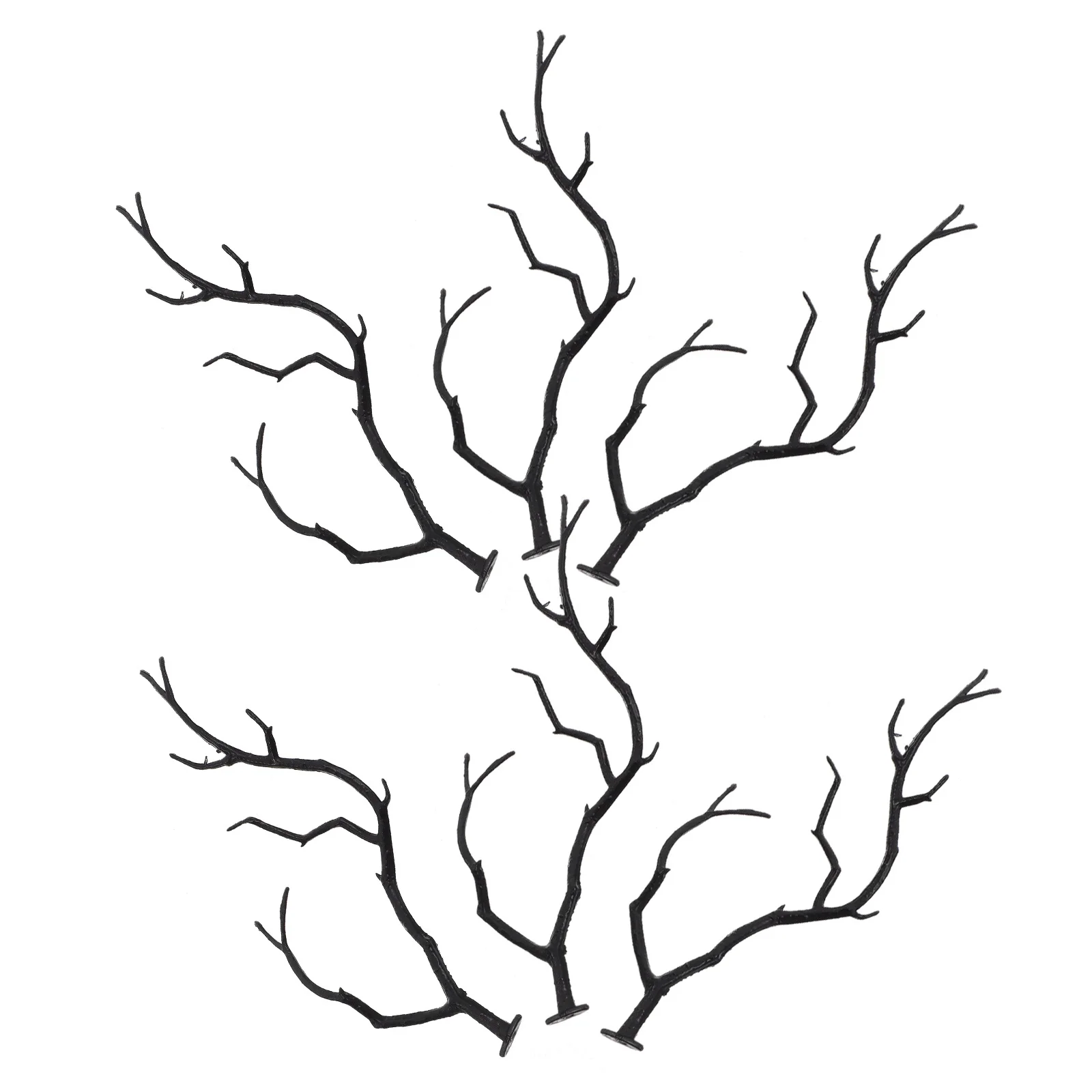 

6Pcs Fake Dried Tree Branches Coral Design Safe Material Long Lasting Halloween Vase Filler Artificial Coral Branches