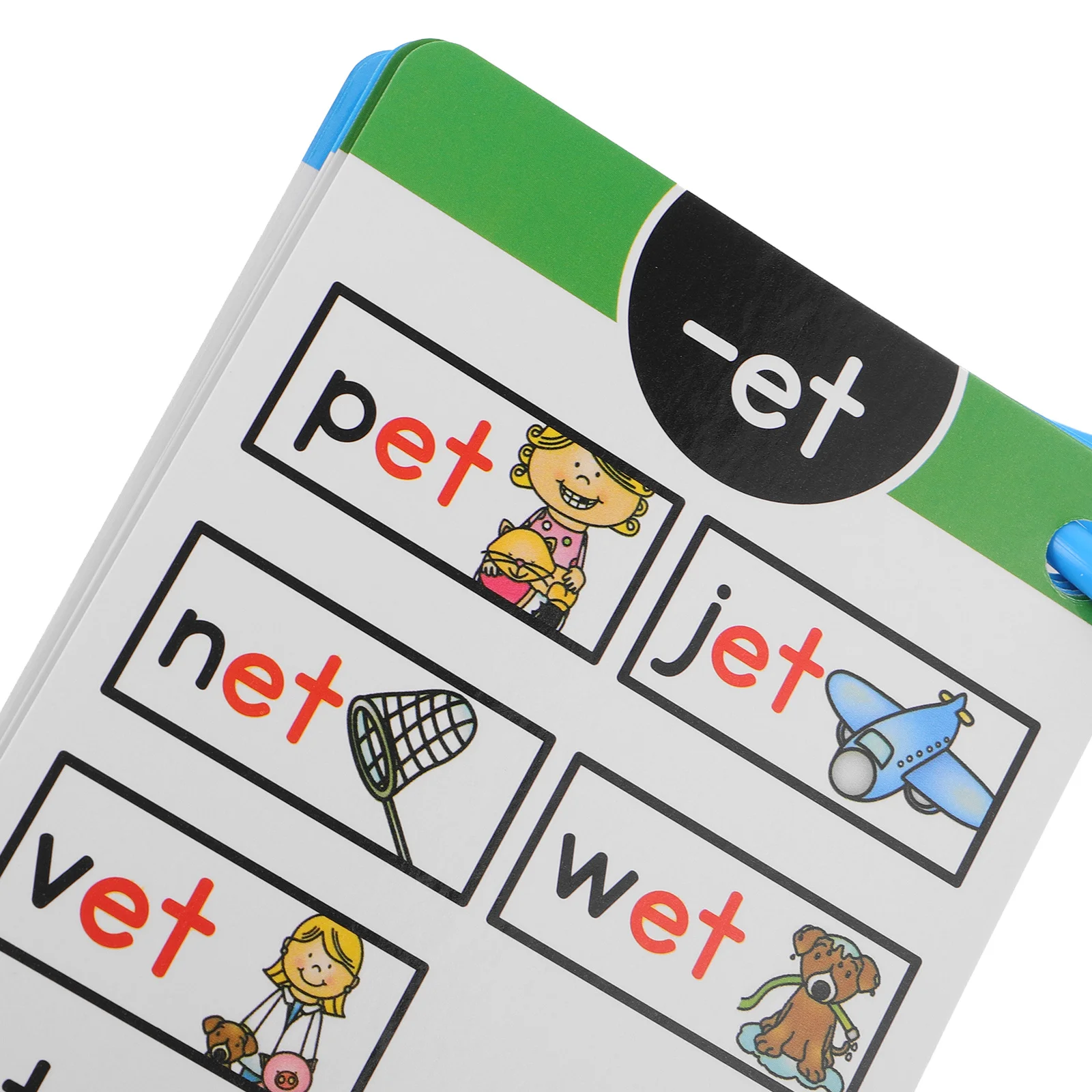 64 Sheets Alphabet Phonics Flashcards English Vocabulary Pronunciation Learning Cards For Kids Reading Spelling Practice Tools