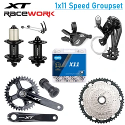 1x11 Speed Groupset LTWOO AX11 MTB Bike Shifter Derailleurs With Hub X11 Chain Crankset Flywheel 42T 46T 50T Cassette For HG