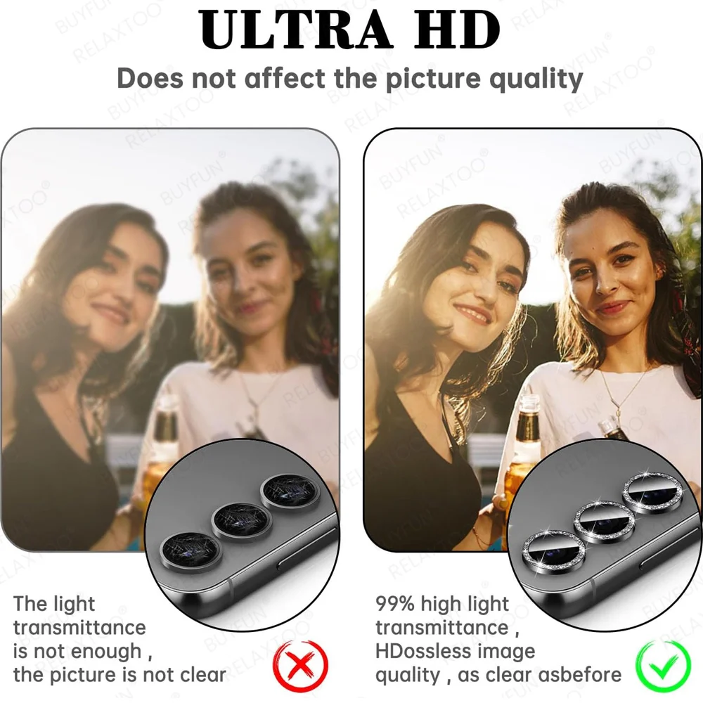 High Quality Z Fold7 Case Rear Metal Lens Screen Protector for Samsung Galaxy Z Fold 7 Phone Back Camera Film Ring Cover Glass