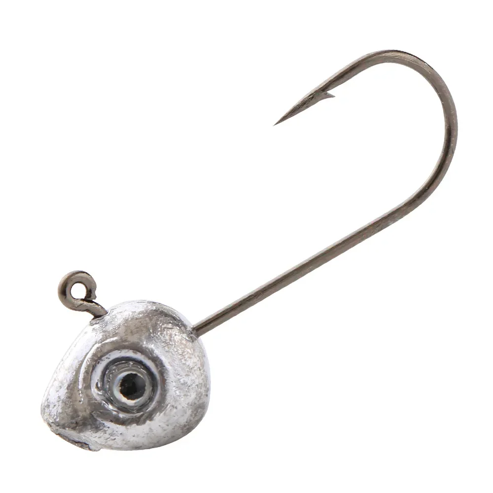 Grouper Kurbel Jig Kopf Haken Bleihaltig 0,5g 1g 2g 3g 4g 5g Fliegenfischen Haken Rockfish Spiel Jigs Haken Köder Weiche Wurm Köder Haken Werkzeug – Detail 8