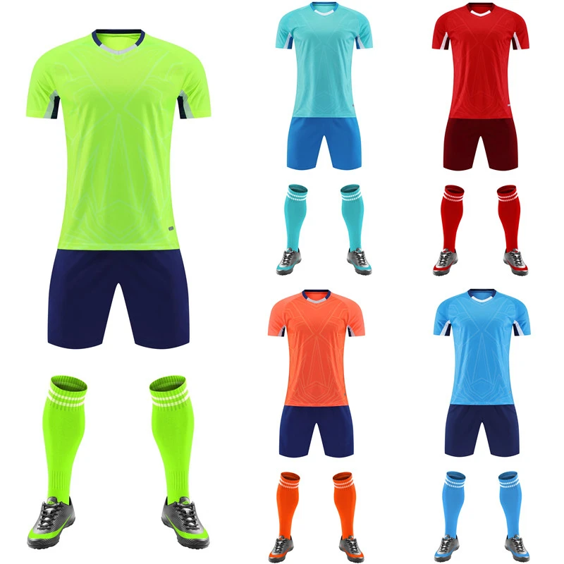 

Design Football Jersey Soccer Jersey Kids Men Training Wear For Summer Custom Sublimation Soccer Uniform