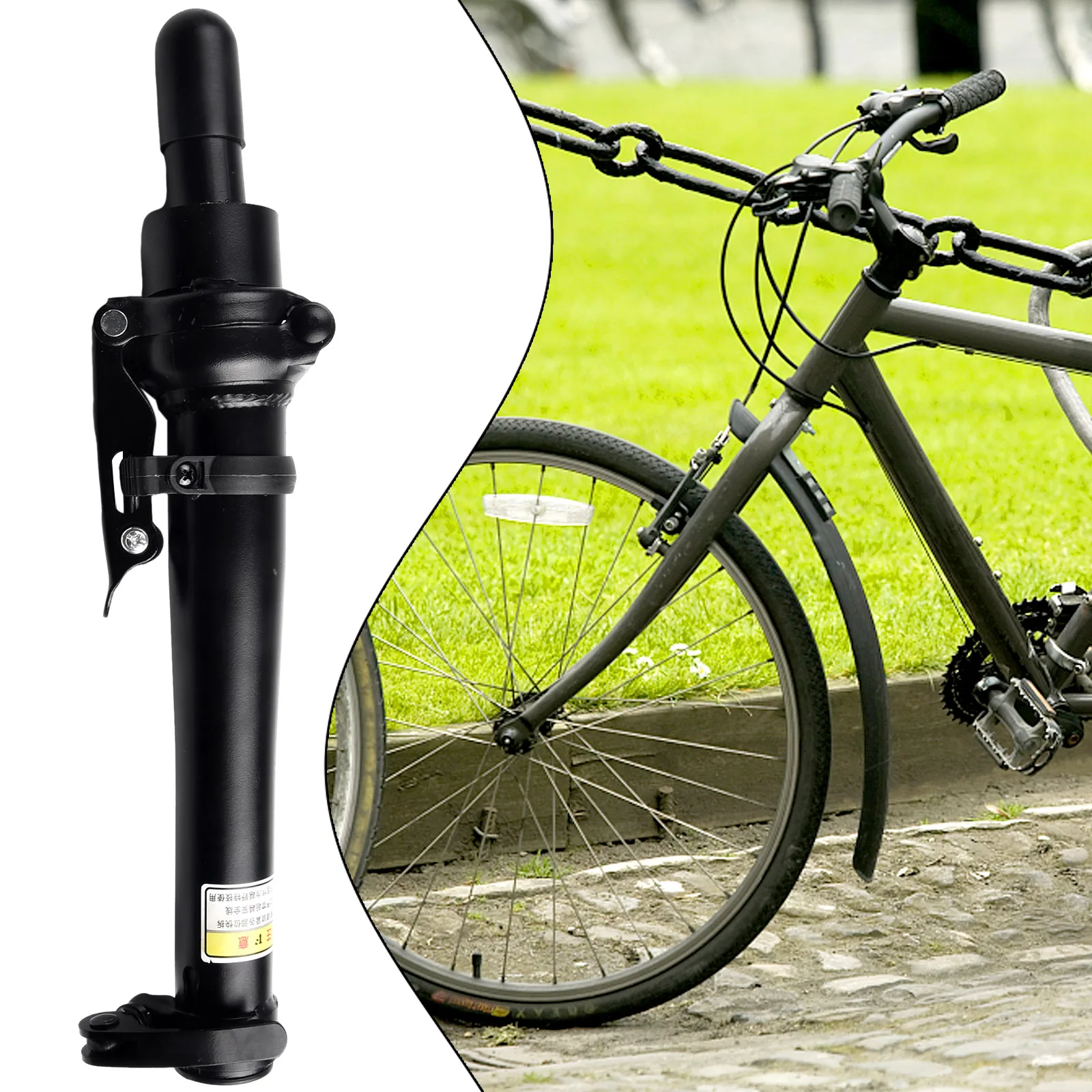 330mm Boxed Handlebar Stem 25.4mm Diameter Quick-Release Handlebar Stem Lightweight Aluminum Alloy Foldable Bike Accessory