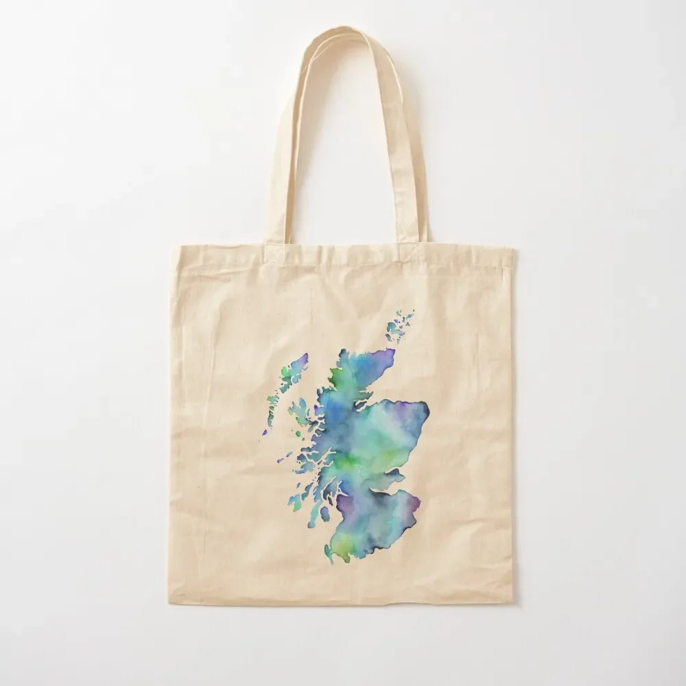 

Scotland Map Tote Bag women bag supermarket folding bag reusable grocery bags