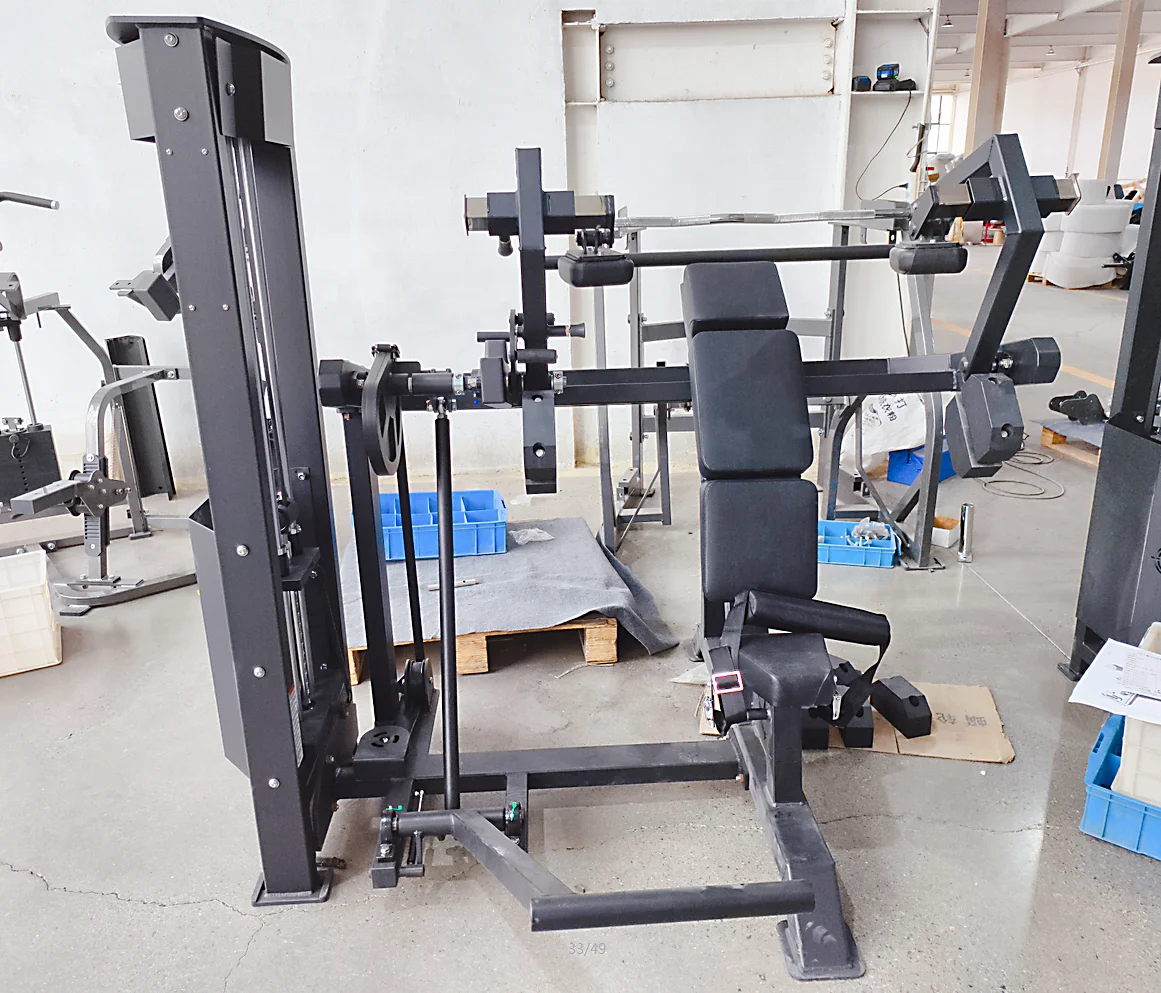 Professional Gym Arm Press Back Muscle Strength Training Pin Loaded Selectorized Lat Pullover Machinepromote sales