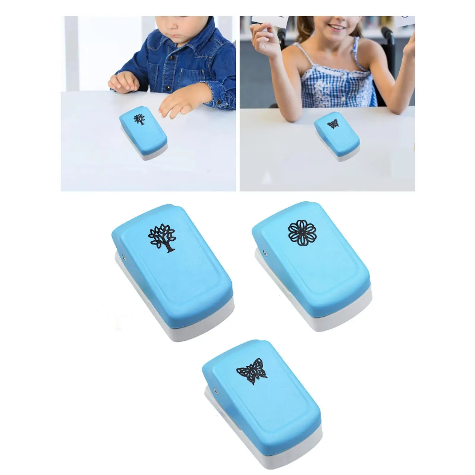 Embossing Puncher Handmade Scrapbooking Machine Professional Craft Lever Punch Mini Fancy Punch for Festival Cards Craft Tag