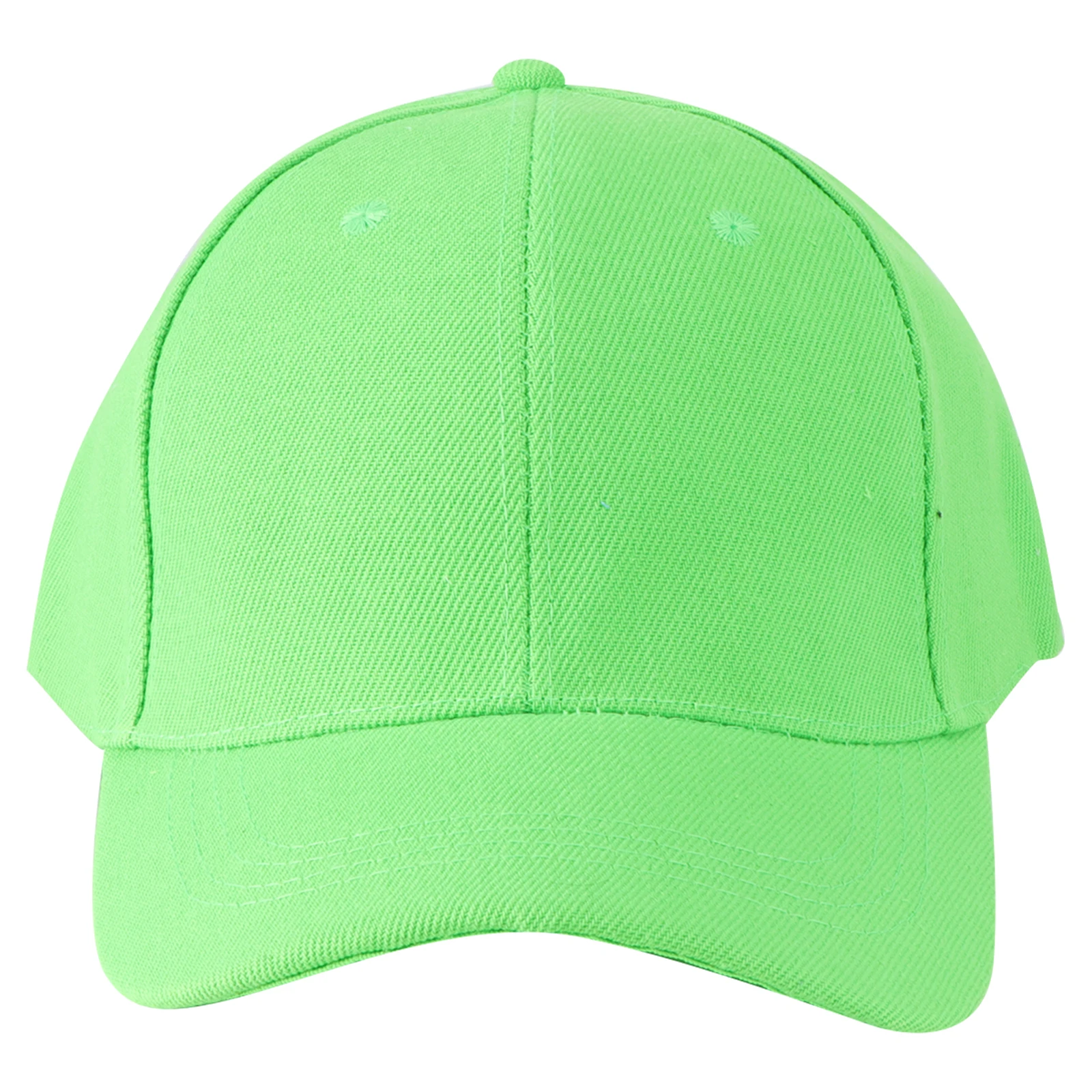 

Green Baseball Cap Cotton Material Bright Color Unisex Breathable Comfortable Warm Outdoor Holiday Travel Fishing Vacation