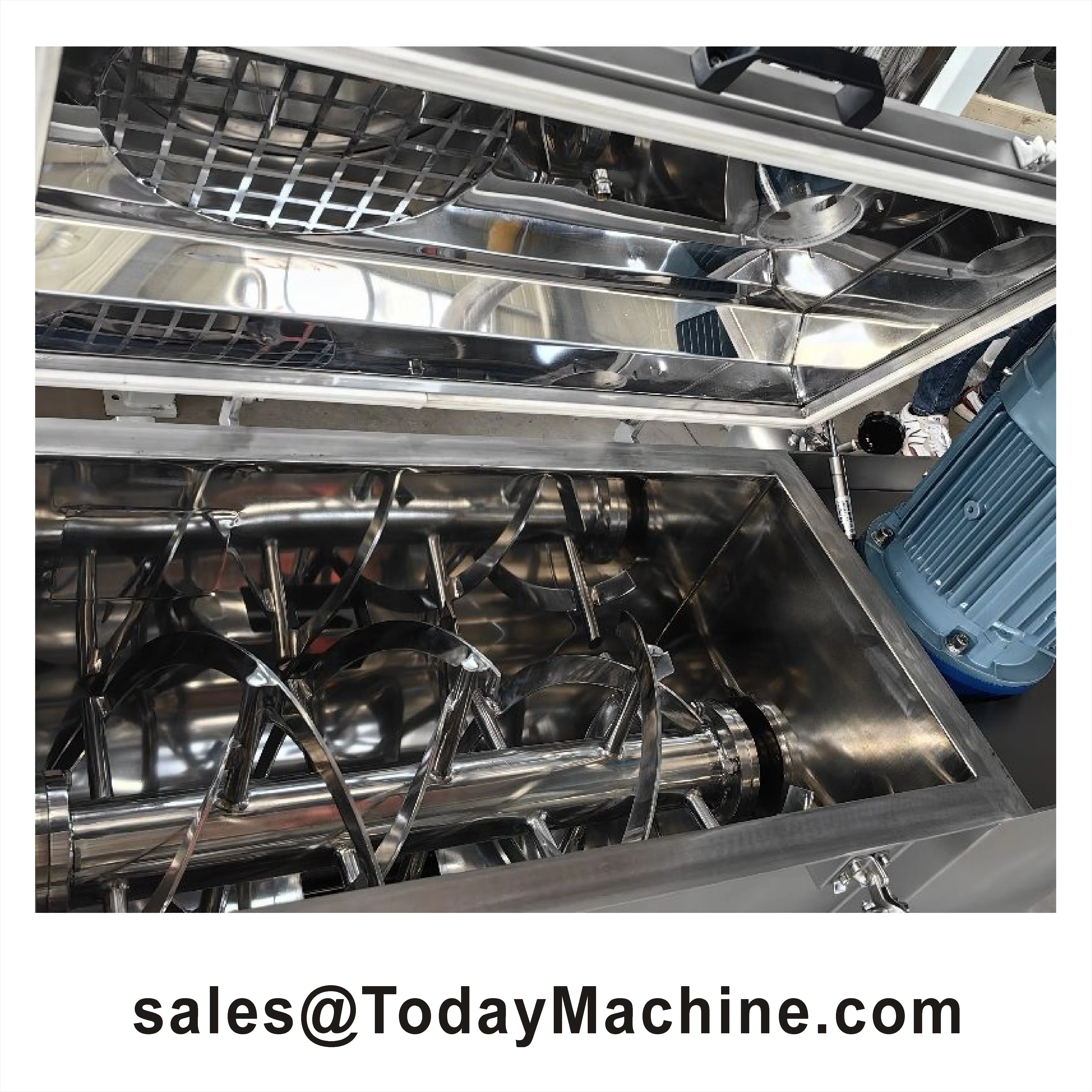 

Factory Detergent Powder Mixing Ribbon Blender U Shape Horizontal Powder Mixer Machine