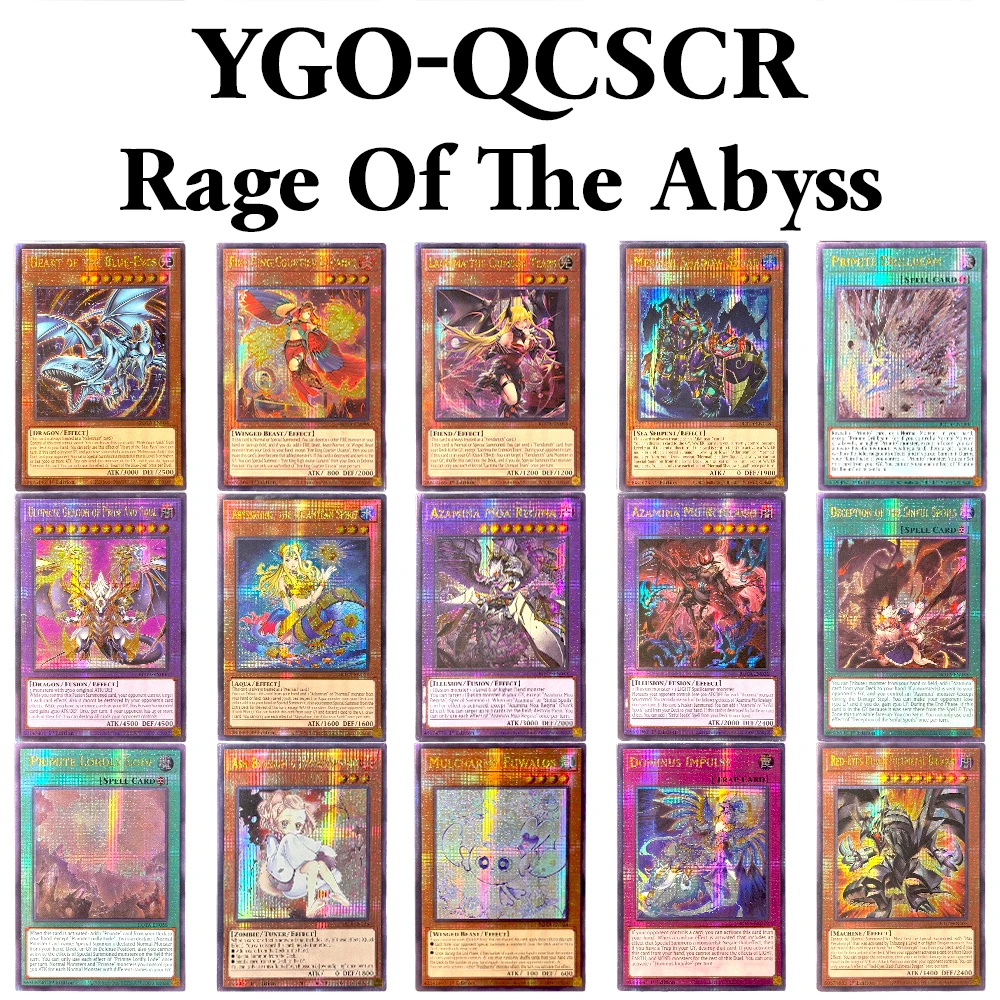 

Ю-Ги-О! Прокси-карты Rage Of The Abyss-QCSCR Collection DIY Dominus Impulse Deception of the Sinful Spoils Mulcharmy Fuwalos