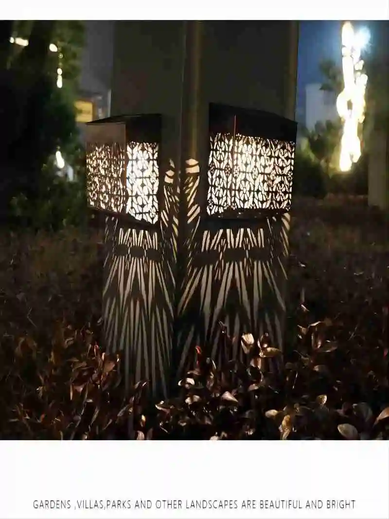 Confezione da 2 luci solari lampada da parete per esterni impermeabile da parete per cortile lampada da parete a energia solare a LED per giardino Patio Yard