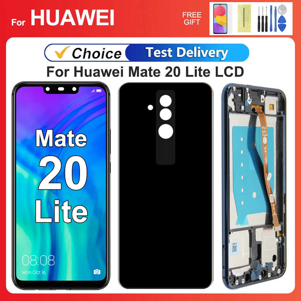 OEM para HUAWEI Mate 20 Lite 6,3 ''para SNE-AL00 LX1 LX2 LX3 INE-LX2 pantalla LCD reemplazo del ensamblaje del digitalizador de pantalla táctil
