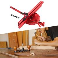 Universal Table Saw Miter Gauge Tool Aluminum Lightweight with Miter Fence