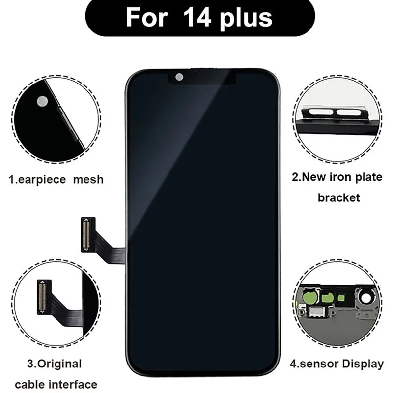 HL-incell HD+ For iPhone 14 Plus LCD Display 3D Touch Screen Replace For 14 Plus screen LCD Display Screen Digitizer Assembly