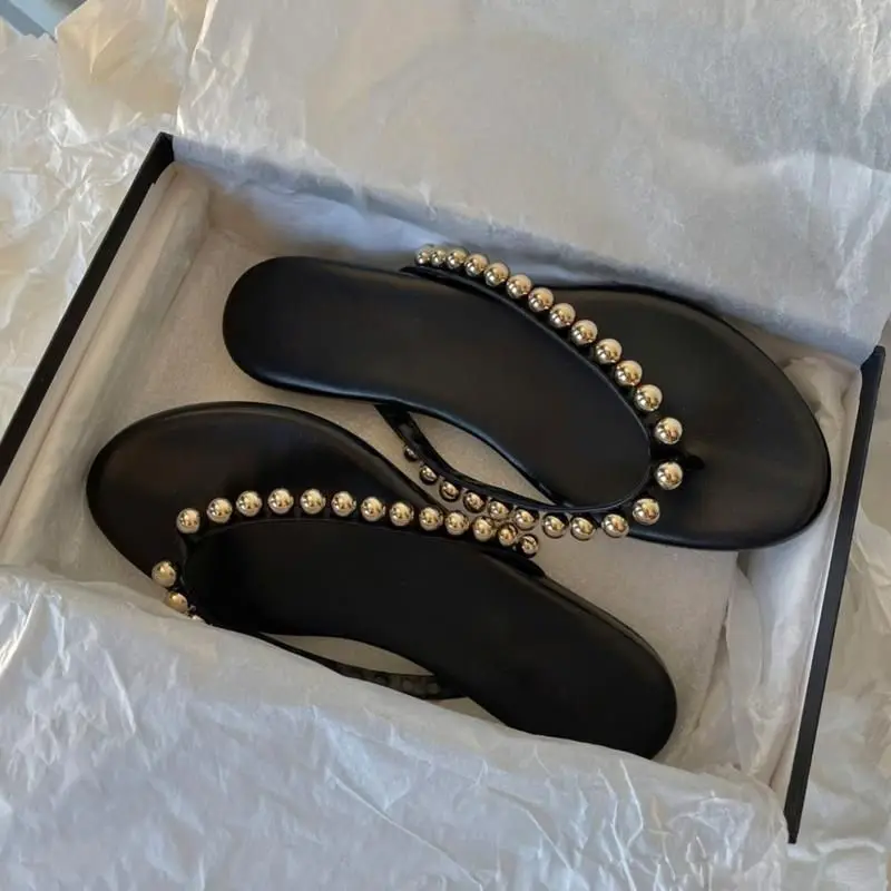 Women's Fashtion Flip Flops - Precision-Studded Strap Design & Contoured Footbed, Non-Slip Tread Essential Travel Sandals