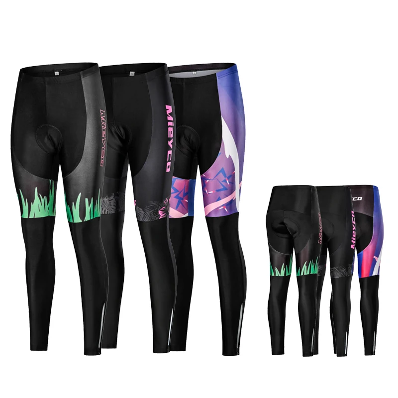 Slim Breathable Cycling Trousers For Women 5D Pant Multicoloured Mountain Bike Bicycle Leggings Sport Outfit Roupas Femininas