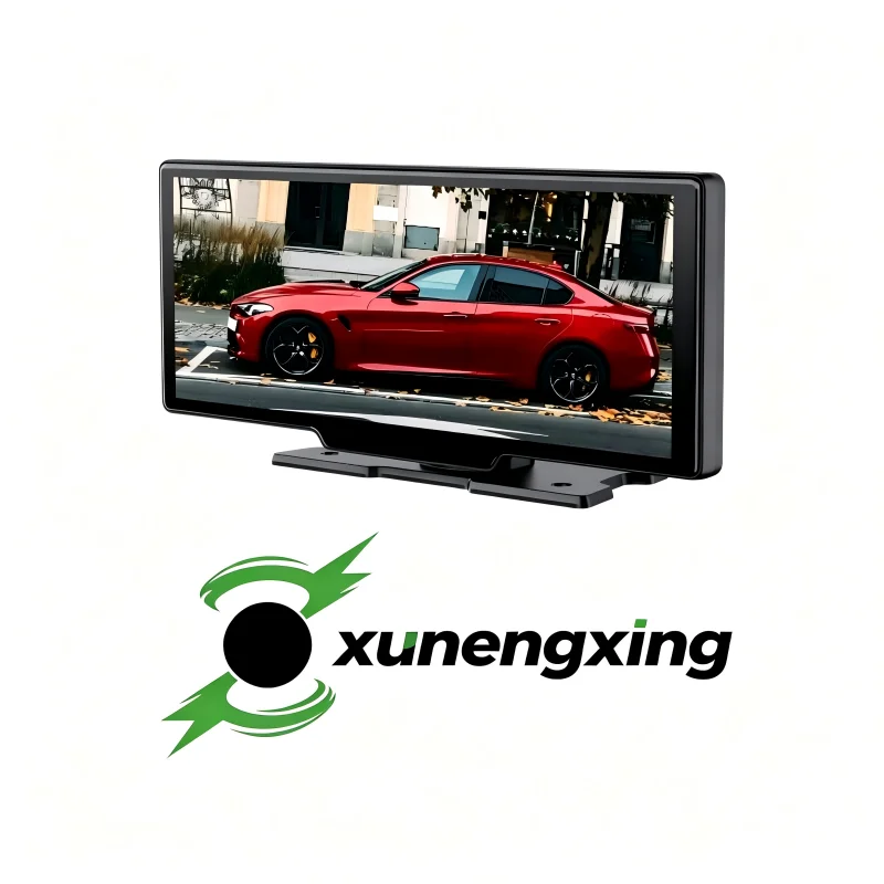 HD 무선 카플레이 화면 휴대용 10.26인치 IPS 안드로이드 오토 무선 차량 화면 GPS 내비게이션 미러 링크 운전 기록 장치