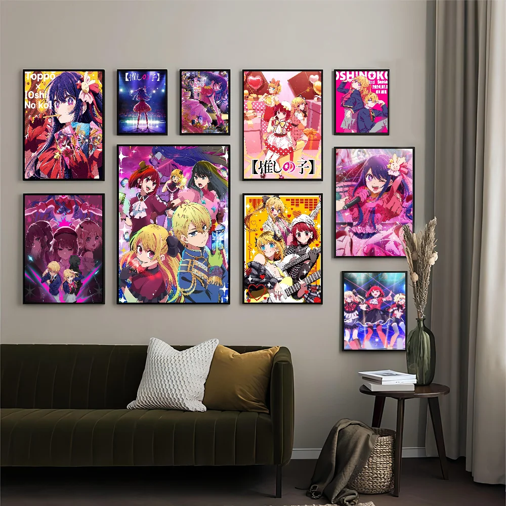 

Oshi No Ko Classic Movie Posters Vintage Room Bar Cafe Decor Nordic Home Decor