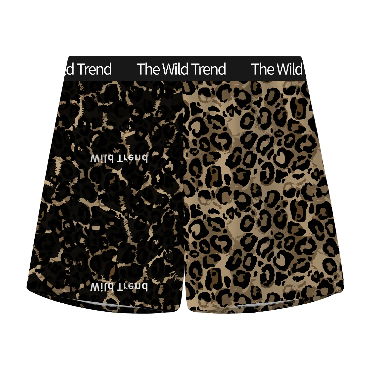 Ice Silk Thin Boxer Shorts Loose Printed Underwear Mid Rise Homewear Comfortable Arrow Pants Summer Breathable Sleepwear Panties