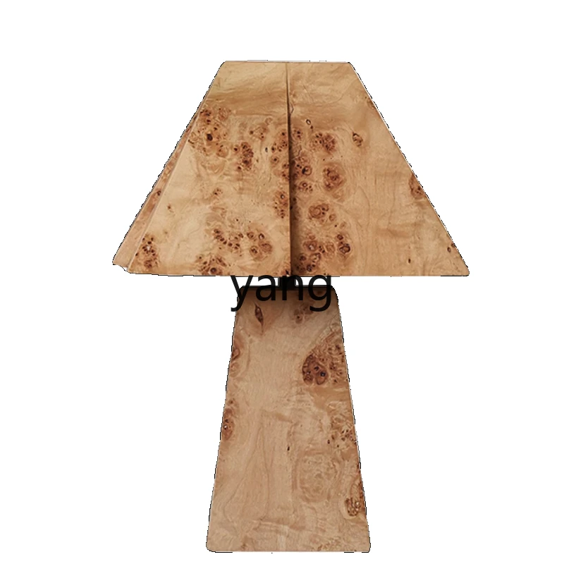 

Yjq Vintage Tree Tumor Wood Leather Art Decoration Hotel Villa Mid-Ancient Atmosphere Desktop Advanced Decoration