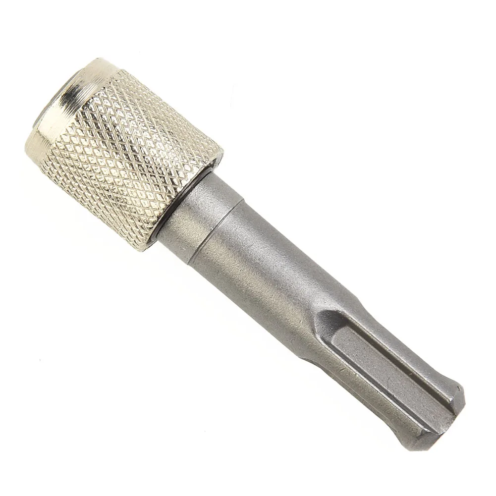 1Pc SDS To 1/4 Inch Hex Shank Adapter Converter For Electric Hammer Drill Metal Socket Screwdriver Bit Holder Silver