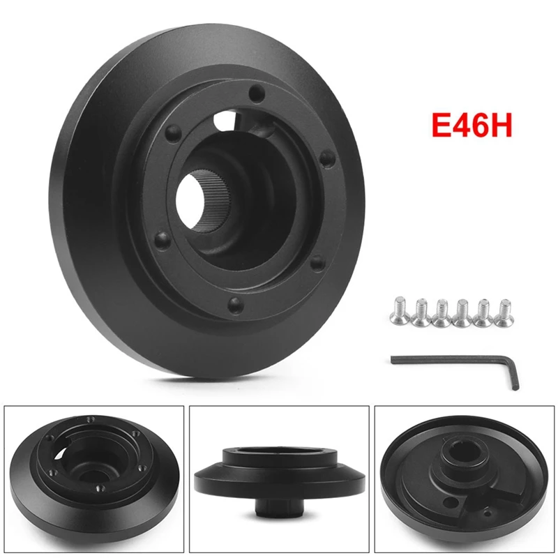 Steering Wheel Hub Adapter Boss Kit Car Accessories Black For BMW 325I 320 325 330 Z4 E46H 2001-2006