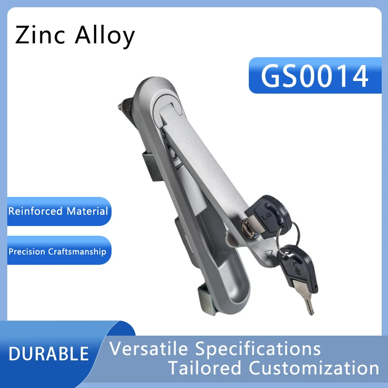 

Flat Connecting Rod Turn Tongue Lock Engineering Network Cabinet Safety Lock Electric Box Cabinet Door Lock Rotation Lock