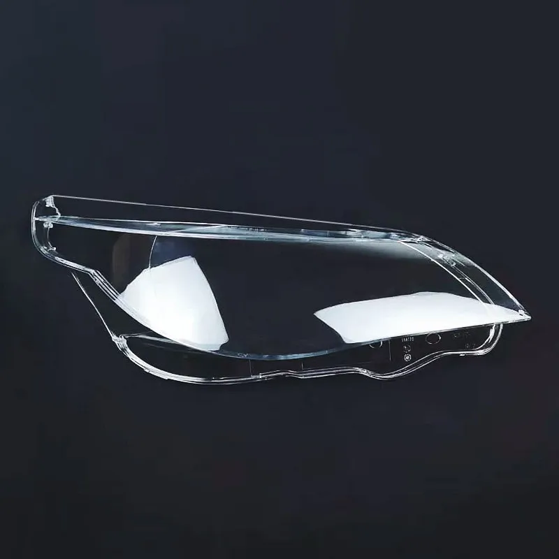 Pair For BMW 5 Series E60 E61 2003-2008 525i 530i Car Headlight Lens Cover Shell