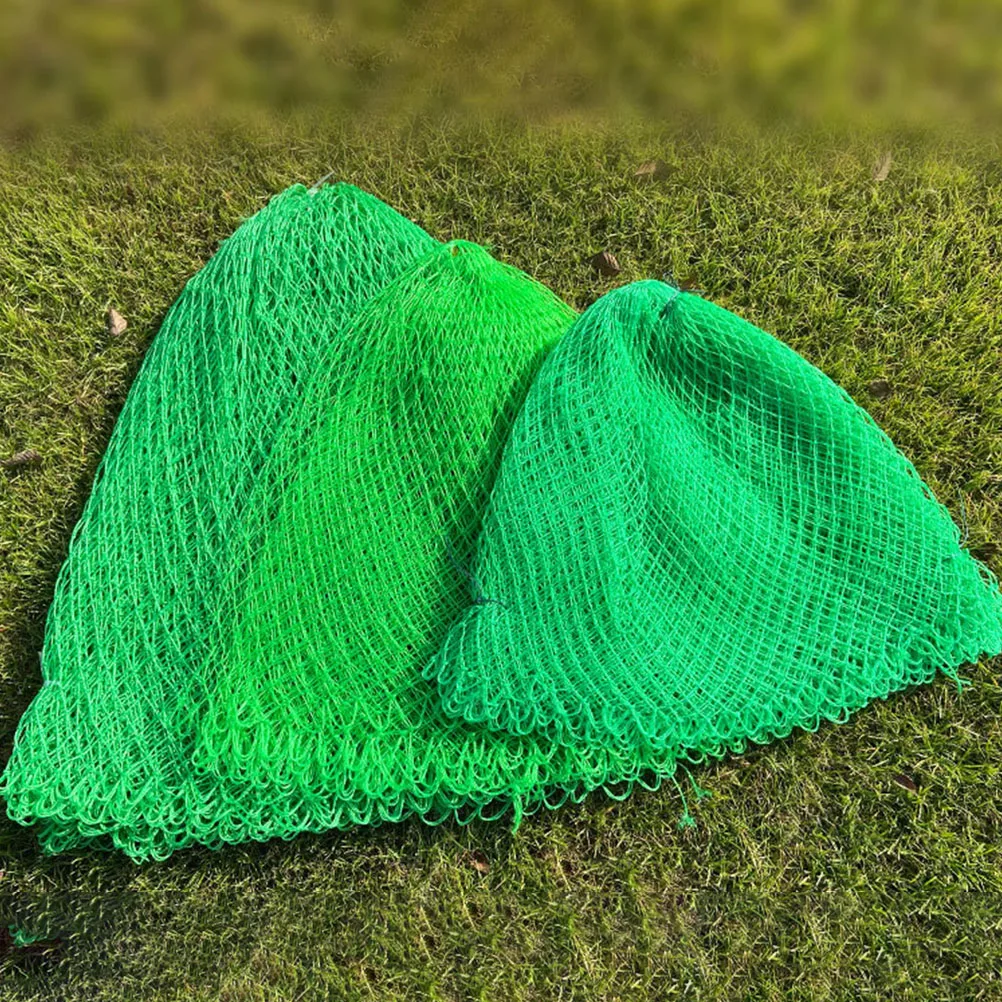 

1pc Fishing Net 50cm Diameter 65cm Length Green Nylon Replacement Mesh Portable Fish Net Practical Outdoor