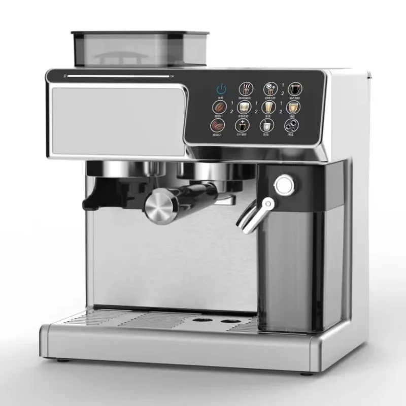 

Smart Bean-to-Cup Coffee Machine with Grinder, Double Boiler Espresso Maker, Cold Brew & Professional Digital Control