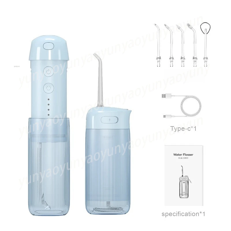 Portable 200ML Teeth Floss Rechargeable Portable Oral Irrigator Oral Irrigator Waterflosser Water Flosser