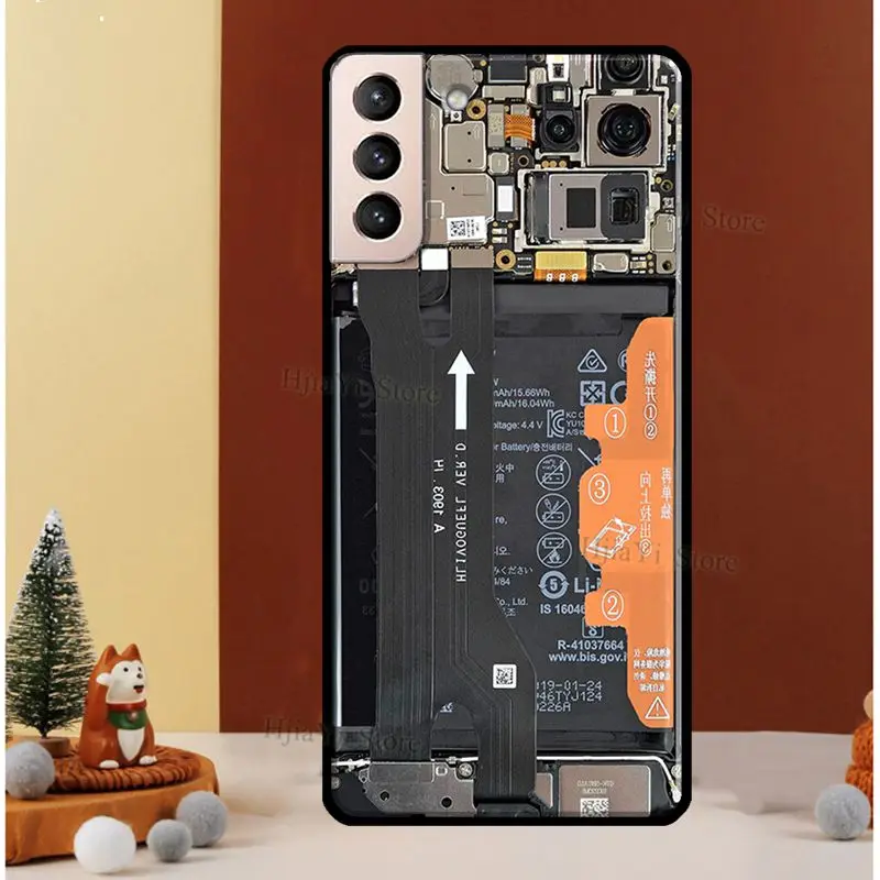 Motherboard Circuit Board Case For Samsung Galaxy S10 S9 Note 10 Plus Note 20 S10e S20 FE S22 S21 Ultra Phone Cover