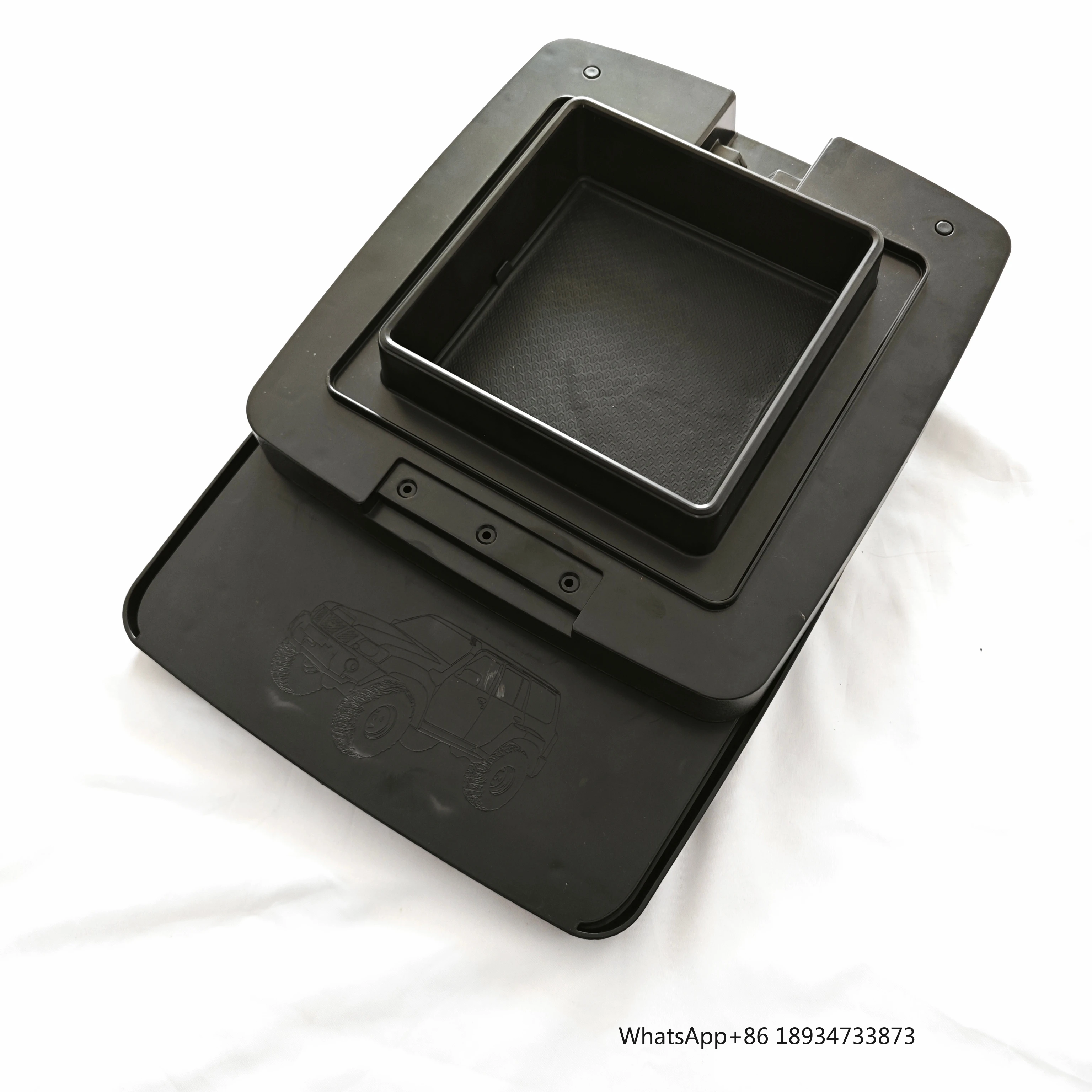 

Patrol Y61 Central Armrest Raised Modification Storage Box 2004-2024 Special Black and Blue Free Shipping