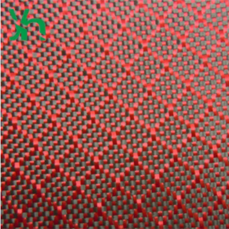

3K 240g Red Diamond Weave Carbon Fiber Fabric - For Car Styling, Sports Equipment, UAV