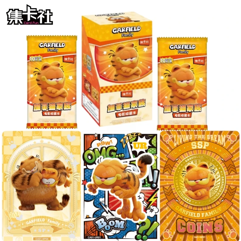card-fun-official-genuine-garfield-family-series-cards-anime-movies-peripherals-collected-cards-toys-exquisite-holiday-gifts