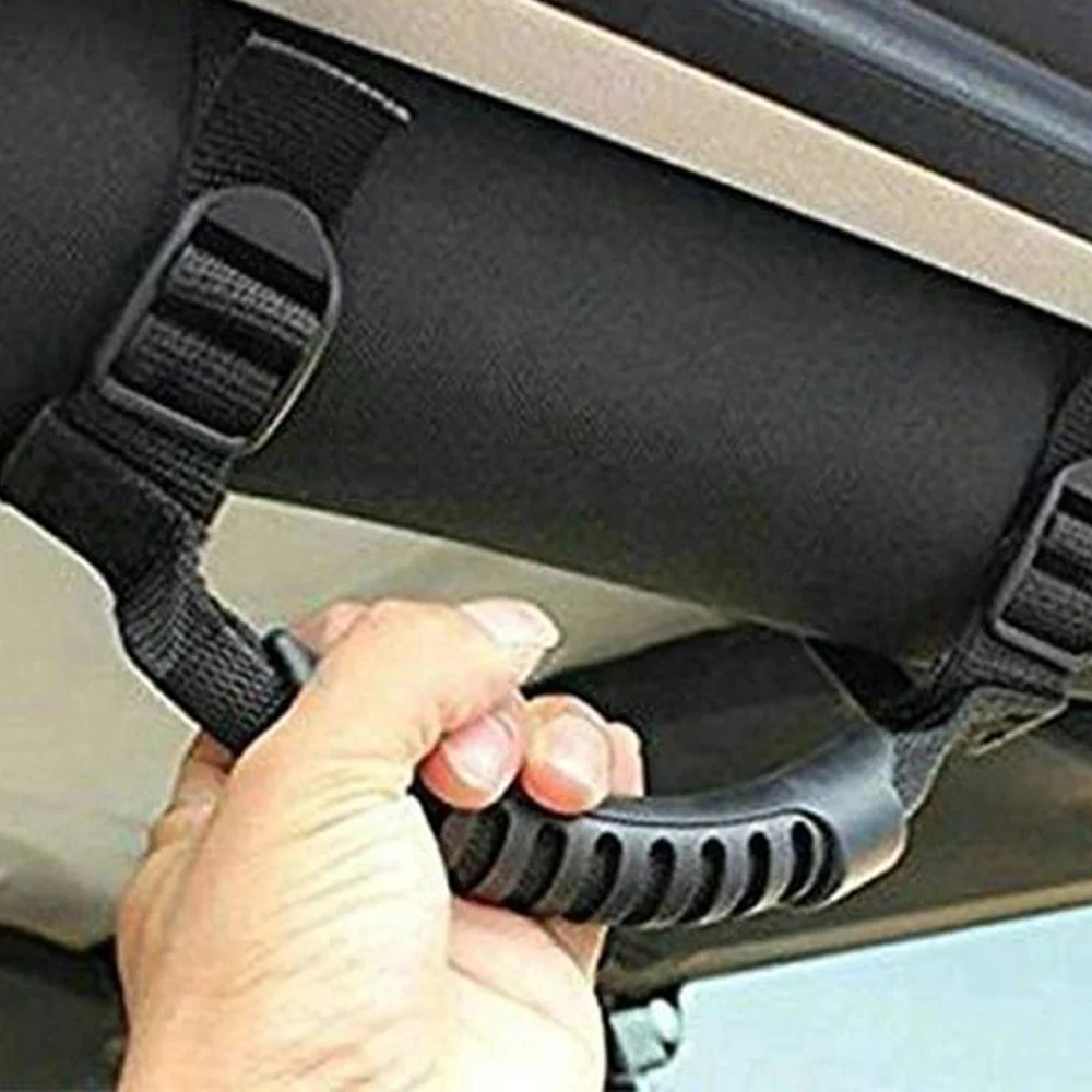 Car Grab Handle Non-slip Interior Grab Handles for Jeep Wrangler YJ /TJ /JK Car Roof Handle Auto Interior Safety Handrail