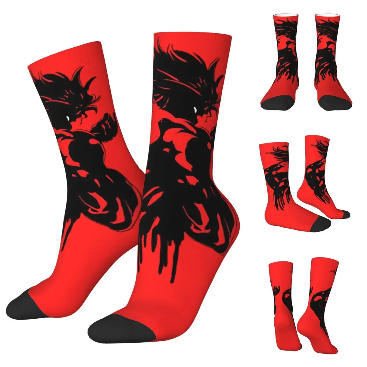 

Baki Hanma The Grappler Men and Women printing Socks,Leisure Applicable throughout the year Dressing Gift