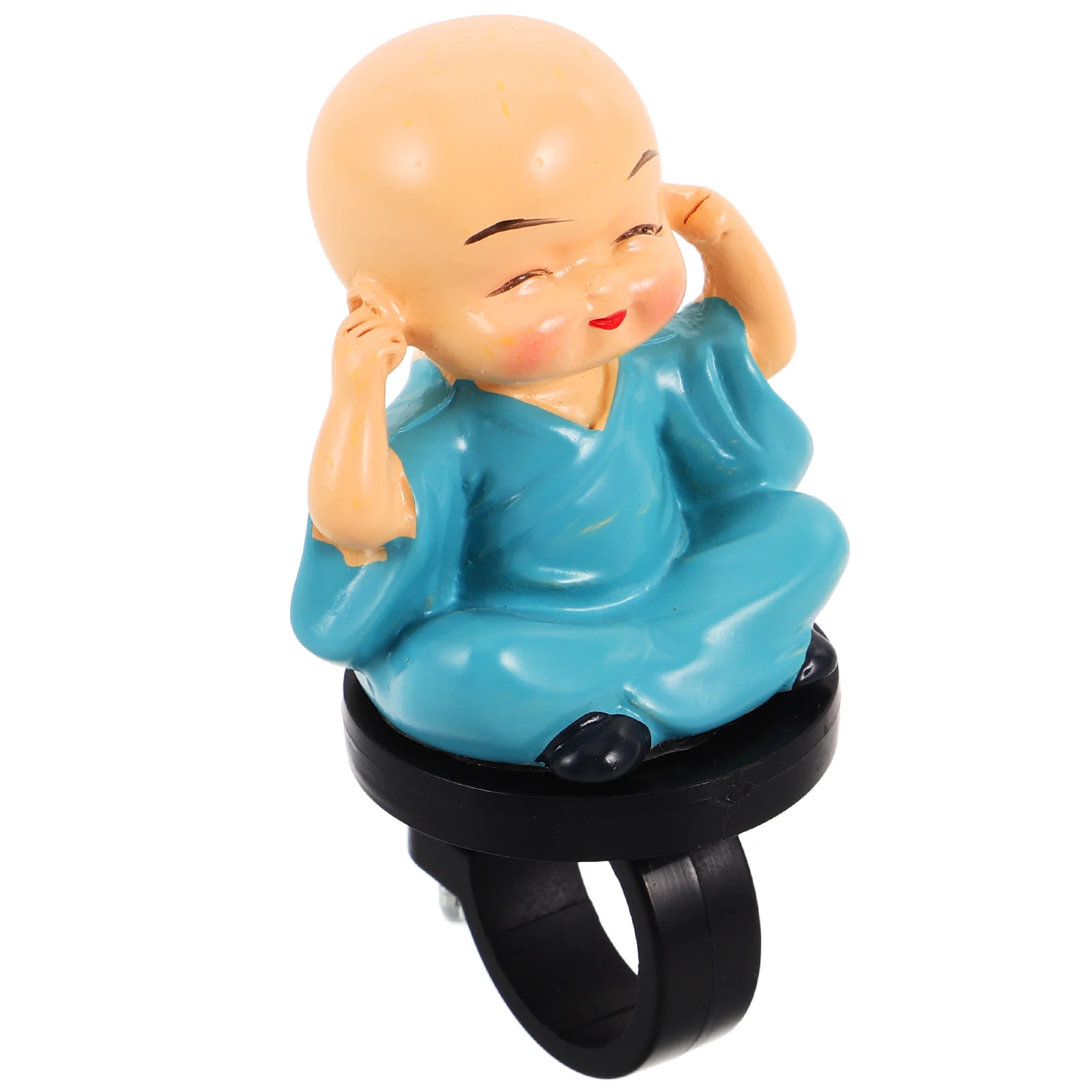 

Bicycle Decorations Cartoon Figurine Clay Resin Statues Purple Color Dashboard Toy Strap For Bike Electric Motorcycle Garden