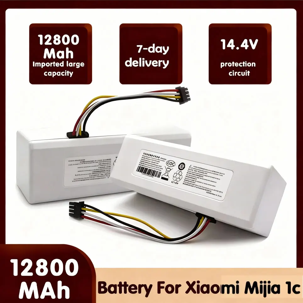 Batterie originale 14.4V 5600Mah P1904-4S1P-MM pour aspirateur Robot Xiaomi Mijia 1C STYTJ01ZHM, accessoires et pièces originales