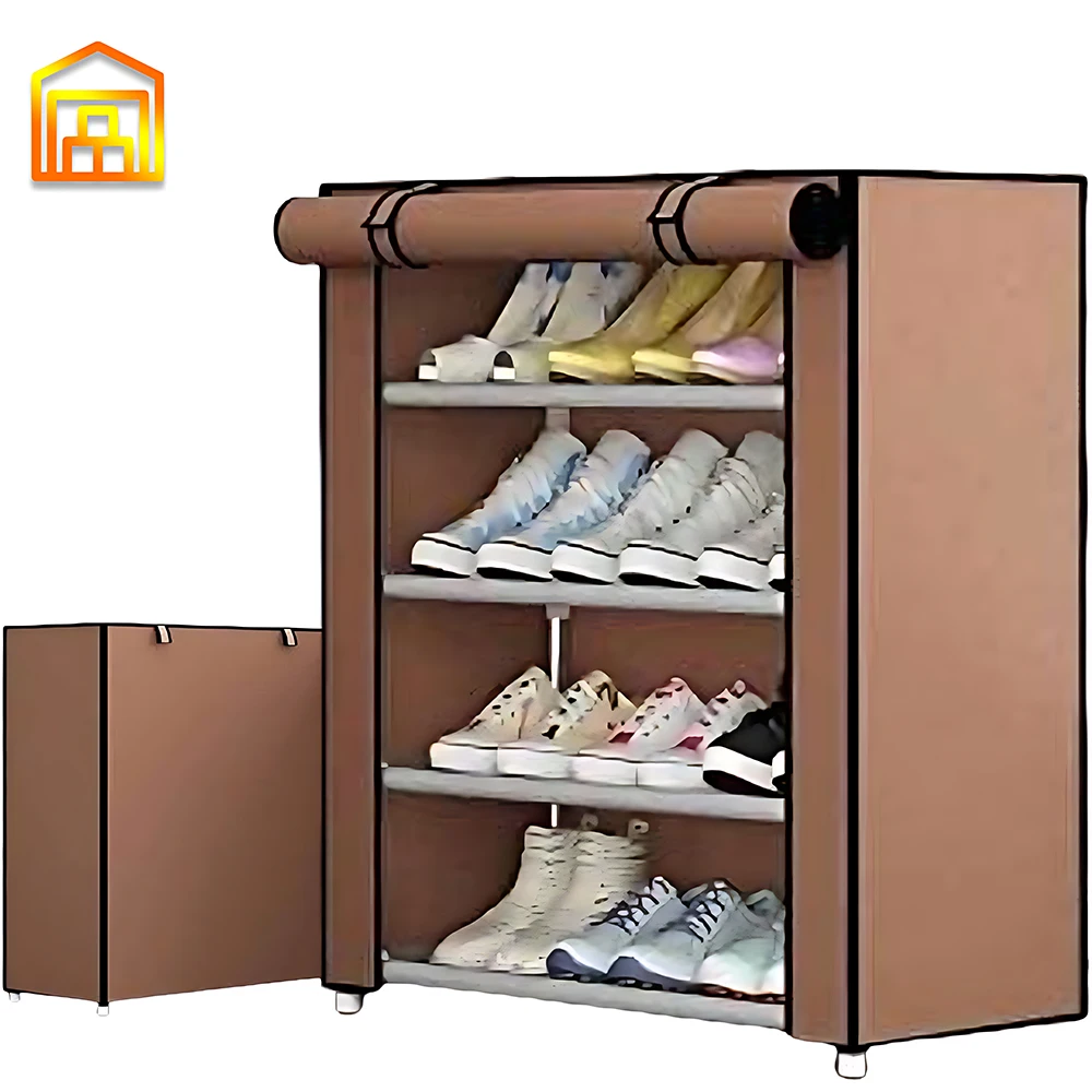 Shoe Rack Multi-tier Combination Shoe Rack  Bedroom Living Room Dustproof Storage Shoe Cabinet Dormitory Simple Shoe Organizer