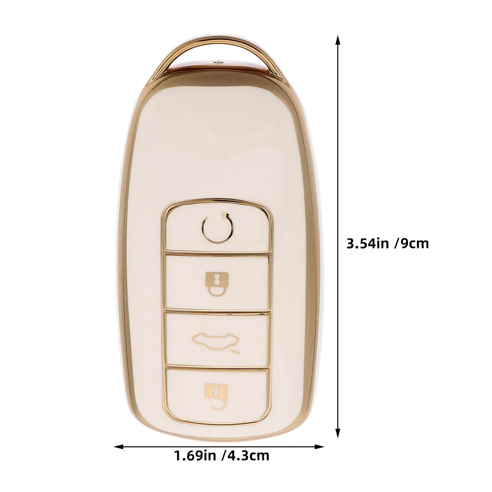 2Pcs Car Key Fob Case Protector Soft Cover Compatible for Chery Little Ant Car Remote Key Shield Keys Holder Decorative